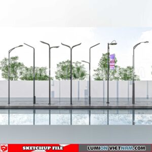 241230. Street Light Sketchup 3D Models
