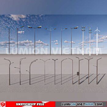 241230. Street Light Sketchup 3D Models