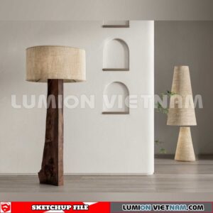 250120.  Floor lamp Sketchup 3D Models