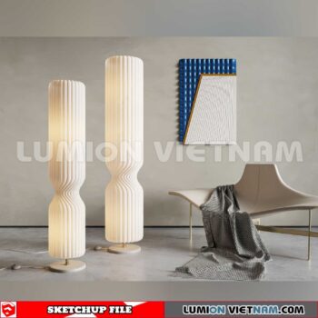 250120.  Floor lamp Sketchup 3D Models