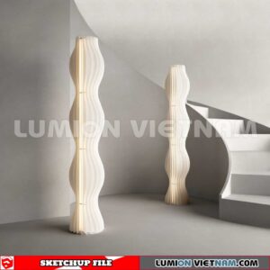 250120.  Floor lamp Sketchup 3D Models