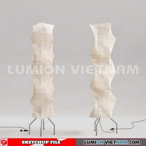 250120.  Floor lamp Sketchup 3D Models
