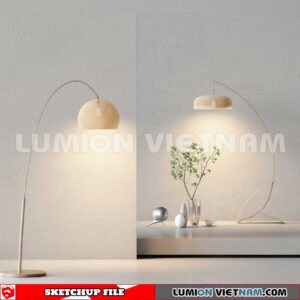 250120.  Floor lamp Sketchup 3D Models