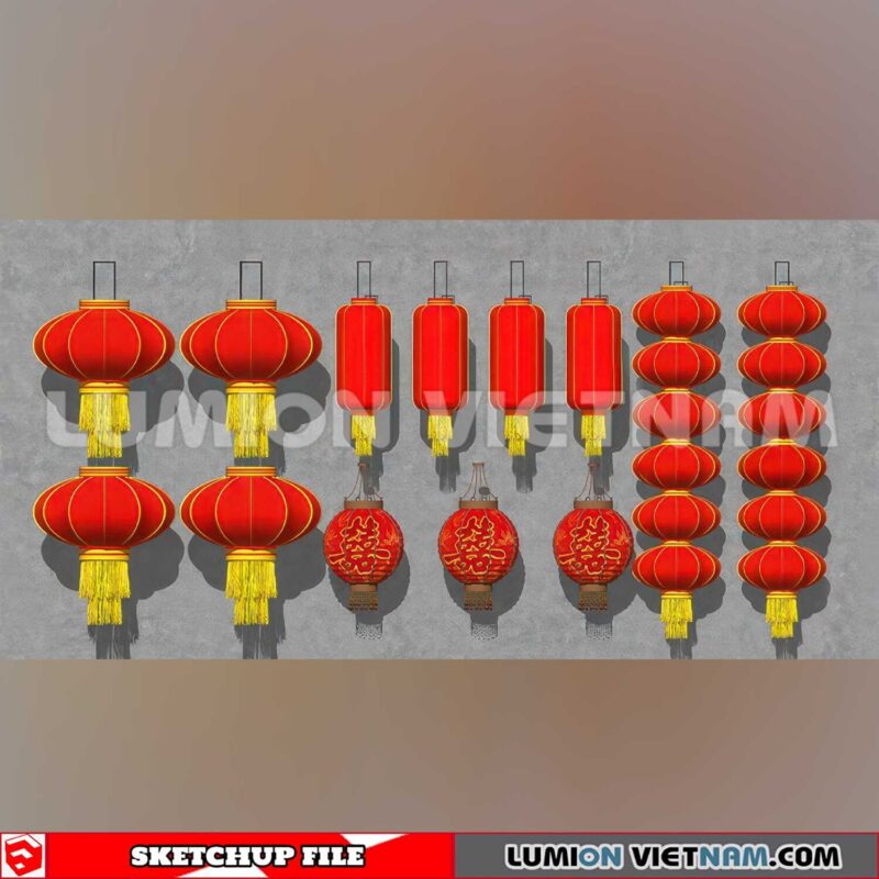 250120. Lantern Sketchup 3D Models