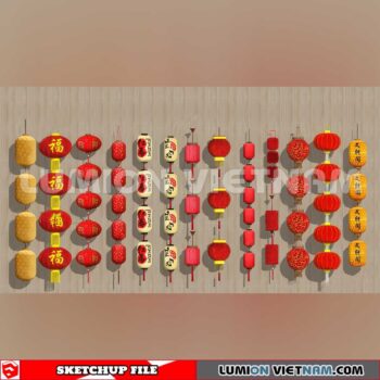 250120. Lantern Sketchup 3D Models