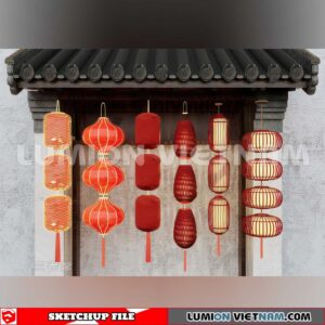 250120. Lantern Sketchup 3D Models