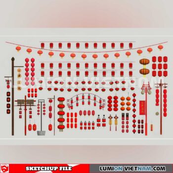 250120. Lantern Sketchup 3D Models