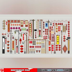 250120. Lantern Sketchup 3D Models