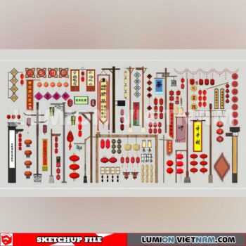 250120. Lantern Sketchup 3D Models