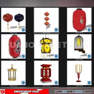 250120. Lantern Sketchup 3D Models