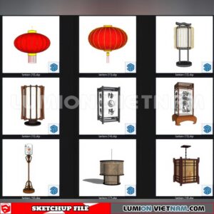 250120. Lantern Sketchup 3D Models