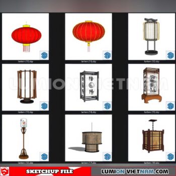 250120. Lantern Sketchup 3D Models