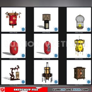 250120. Lantern Sketchup 3D Models