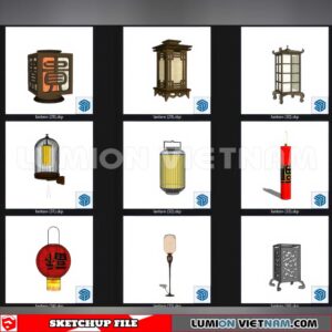 250120. Lantern Sketchup 3D Models