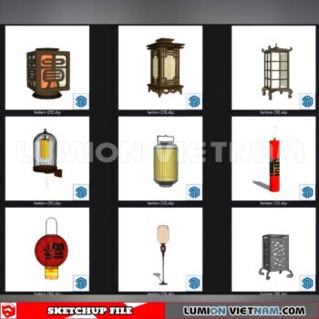 250120. Lantern Sketchup 3D Models