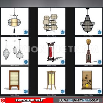 250120. Lantern Sketchup 3D Models