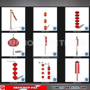 250120. Lantern Sketchup 3D Models