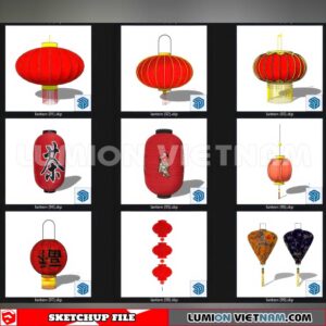 250120. Lantern Sketchup 3D Models
