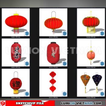 250120. Lantern Sketchup 3D Models