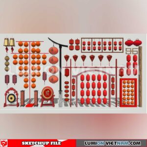 250120. Lantern Sketchup 3D Models