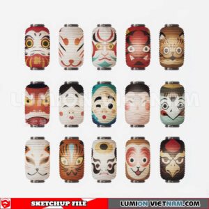 250120. Lantern Sketchup 3D Models