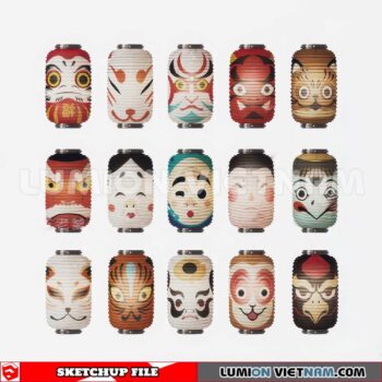 250120. Lantern Sketchup 3D Models