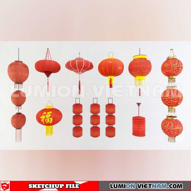 250120. Lantern Sketchup 3D Models