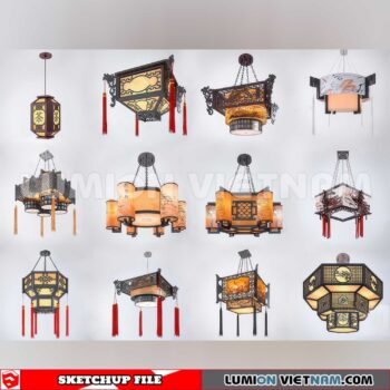 250120. Lantern Sketchup 3D Models