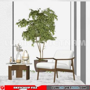 250126. Arm Chair Sketchup 3D Models