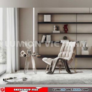 250126. Arm Chair Sketchup 3D Models