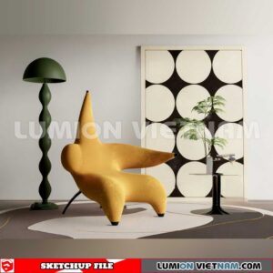 250126. Arm Chair Sketchup 3D Models