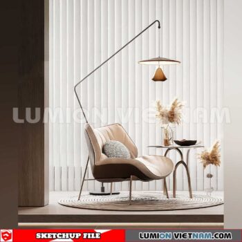 250126. Arm Chair Sketchup 3D Models