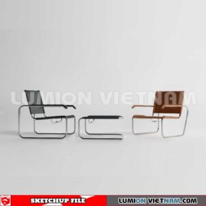 250126. Arm Chair Sketchup 3D Models