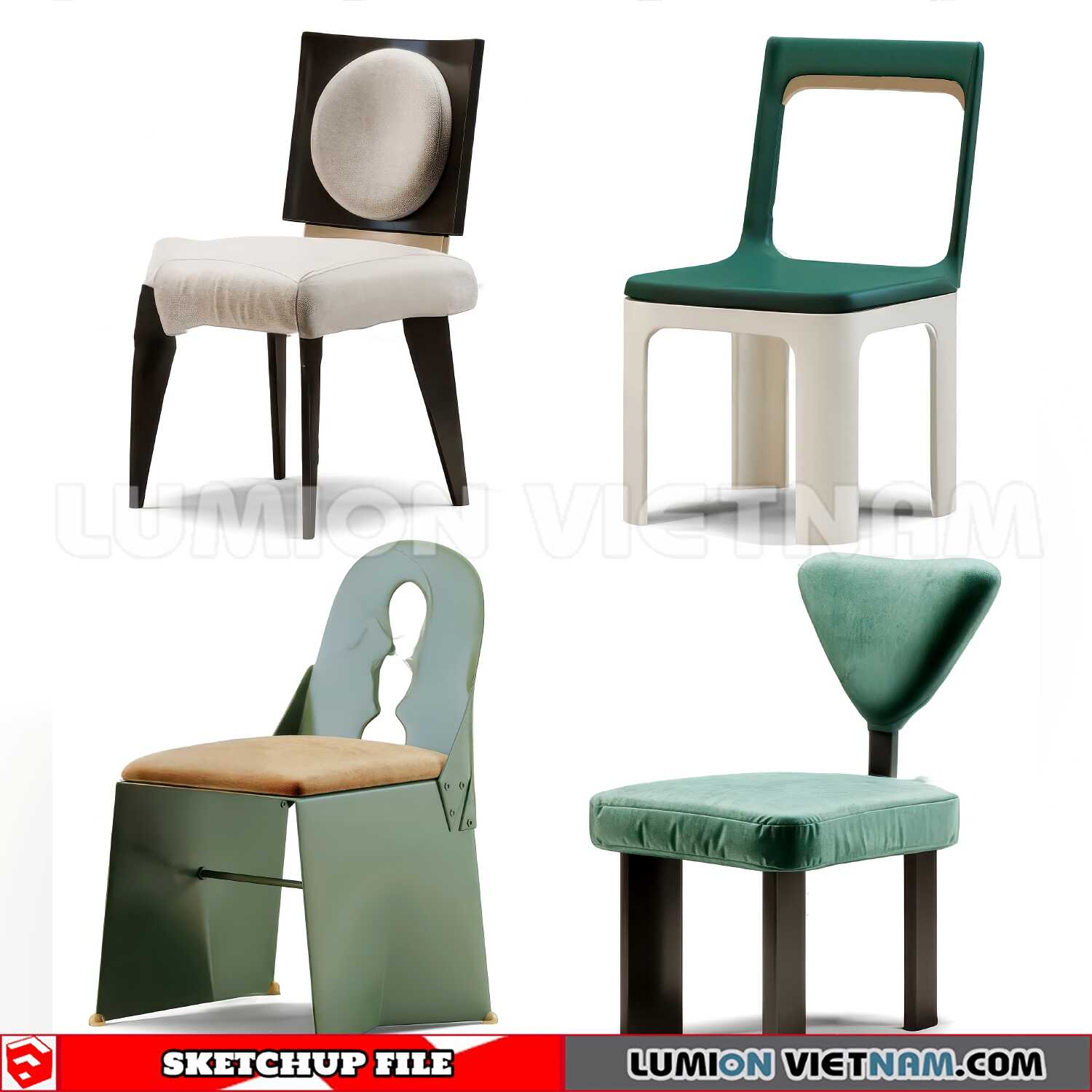 250126-Arm-Chair-(24)-Sketchup-Models
