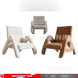 250126. Arm Chair Sketchup 3D Models