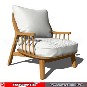 250126. Arm Chair Sketchup 3D Models