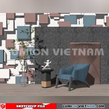 250126. Arm Chair Sketchup 3D Models