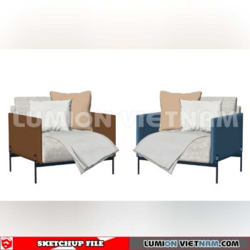 250126. Arm Chair Sketchup 3D Models