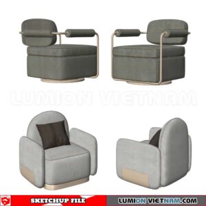 250126. Arm Chair Sketchup 3D Models
