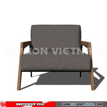 250126. Arm Chair Sketchup 3D Models