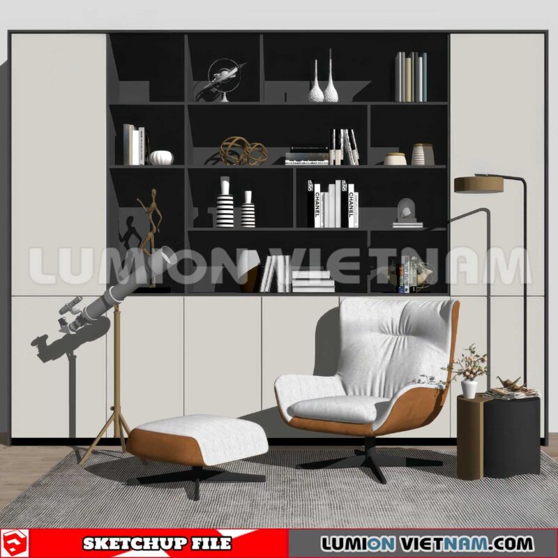 250126. Arm Chair Sketchup 3D Models