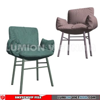 250126. Arm Chair Sketchup 3D Models