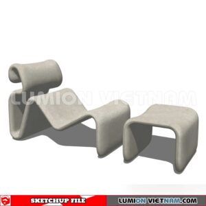 250126. Arm Chair Sketchup 3D Models