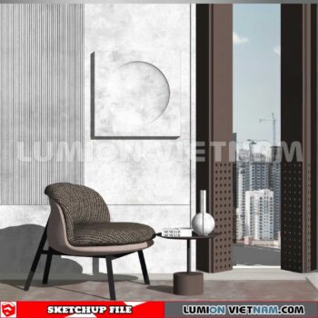 250126. Arm Chair Sketchup 3D Models