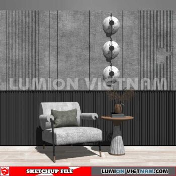 250126. Arm Chair Sketchup 3D Models