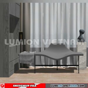 250126. Arm Chair Sketchup 3D Models