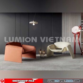 250126. Arm Chair Sketchup 3D Models