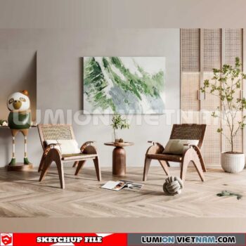 250126. Arm Chair Sketchup 3D Models