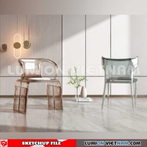 250126. Arm Chair Sketchup 3D Models