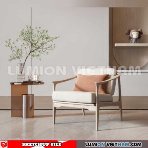 250126. Arm Chair Sketchup 3D Models